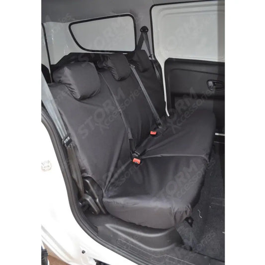Rear Seat Covers Black For Vauxhall Combo 2012-2018