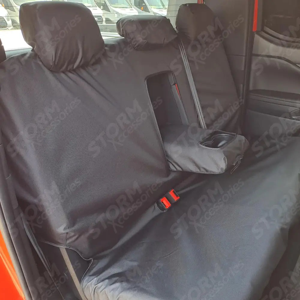Rear Seat Covers In Black For Ford Ranger T9 2023+ Double Cab
