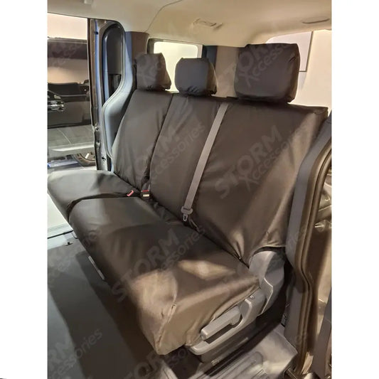 Rear Seat Covers in Black for Kia PV5 Passenger 2025+