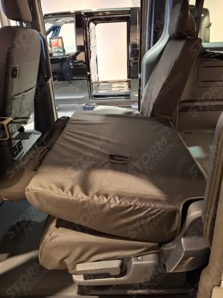 Rear Seat Covers in Black for Kia PV5 Passenger 2025+ - Seat Covers