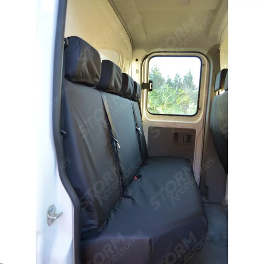 Rear Seat Covers In Black For Man TGE 2017+
