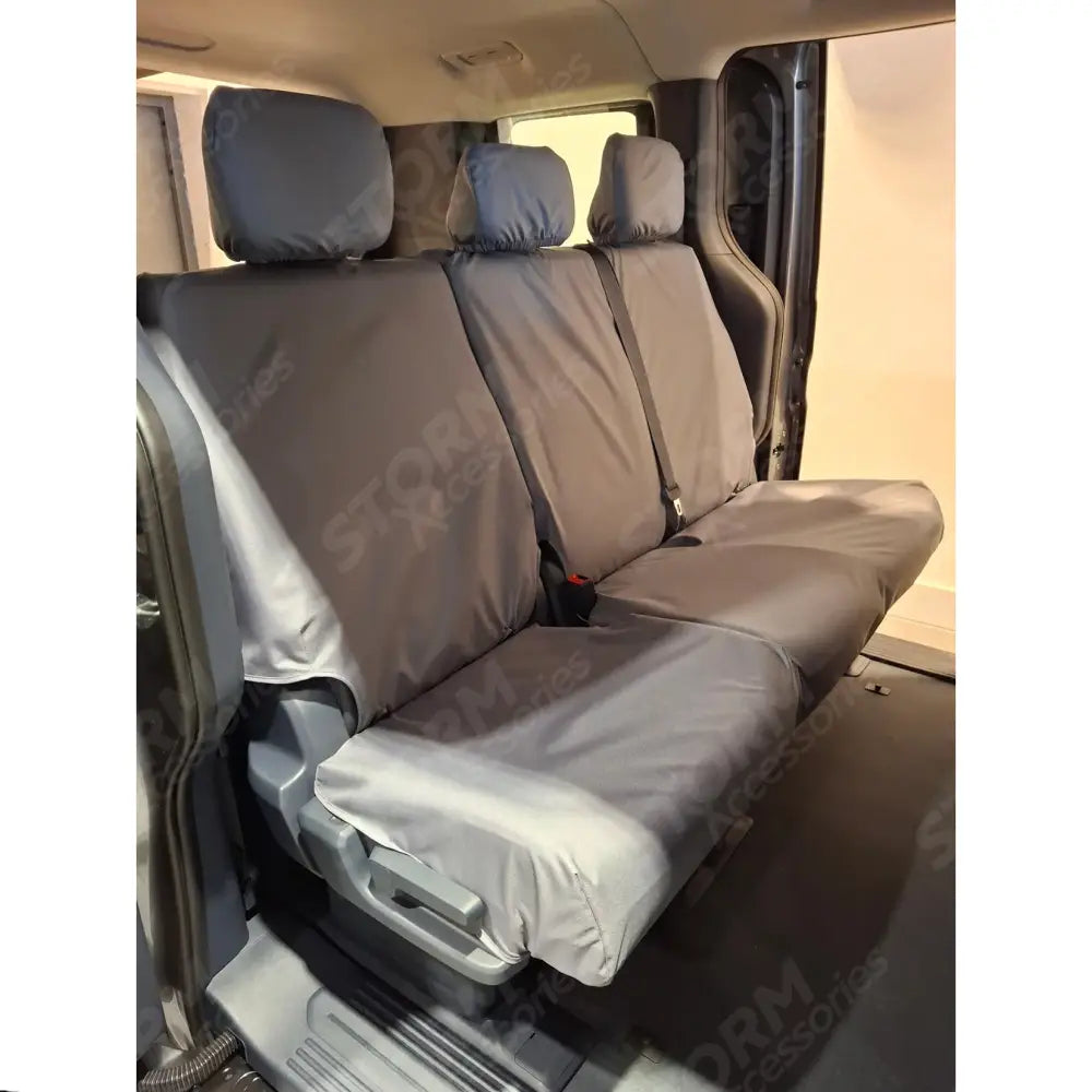 Rear Seat Covers in Grey for Kia PV5 Passenger 2025+ - Seat Covers
