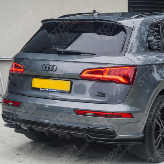 Rear Side Splitters / Audi Q5 S-Line MK2 2017-2020 Rear Side Splitters (2PCS) For Audi SQ5 MK2 2017-2020