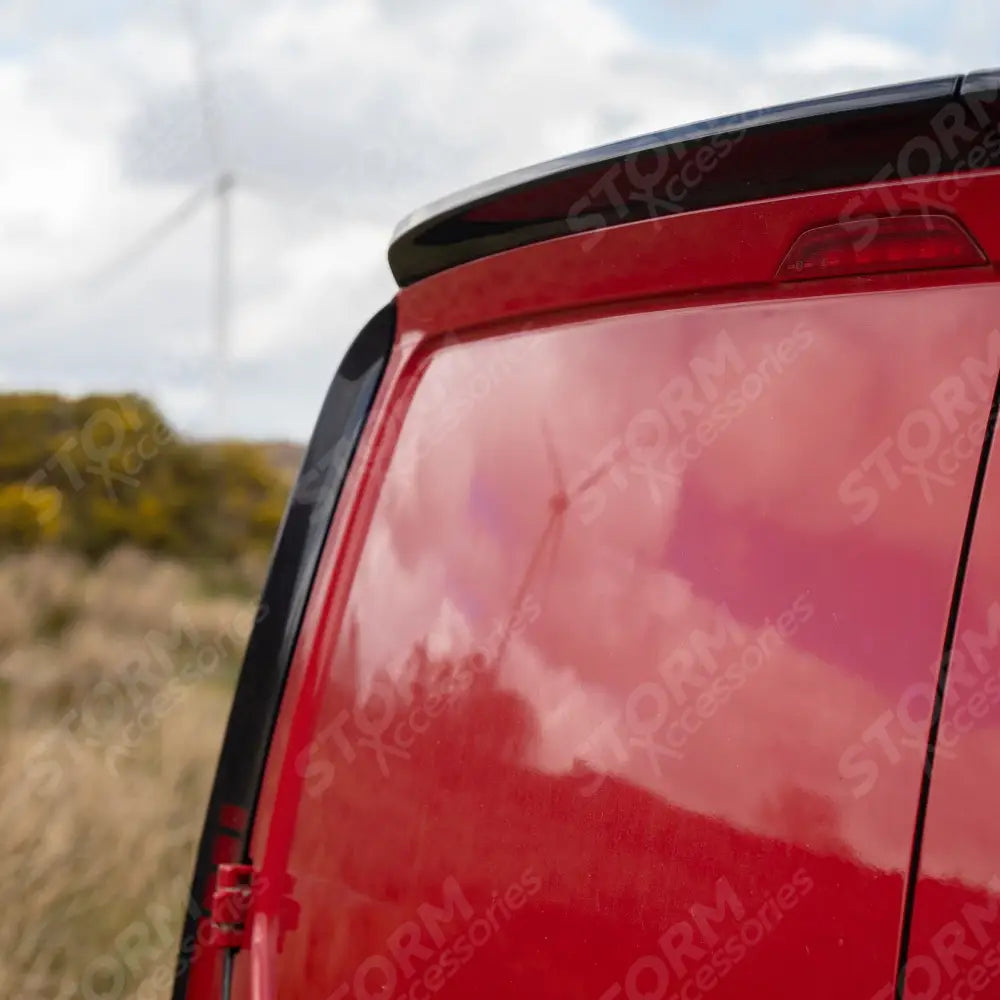 Rear Spoiler Barn Door In Gloss Black For Volkswagen Caddy Mk5 2021+