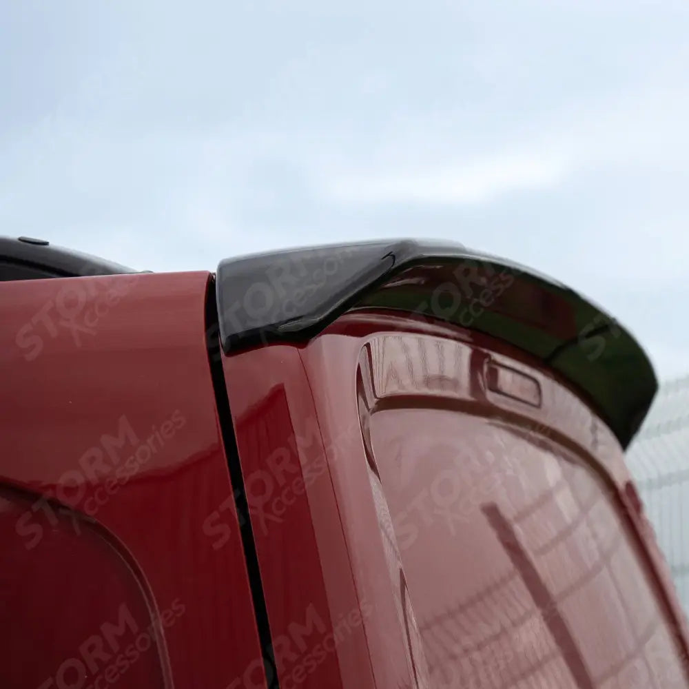 Rear Spoiler (Barn Doors) In Gloss Black For Citroen Berlingo 2008 On