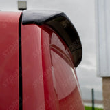 Rear Spoiler (Barn Doors) In Gloss Black For Citroen Berlingo 2008 On