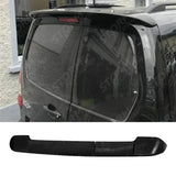 Rear Spoiler (Barn Doors) In Gloss Black For Citroen Berlingo 2008 On