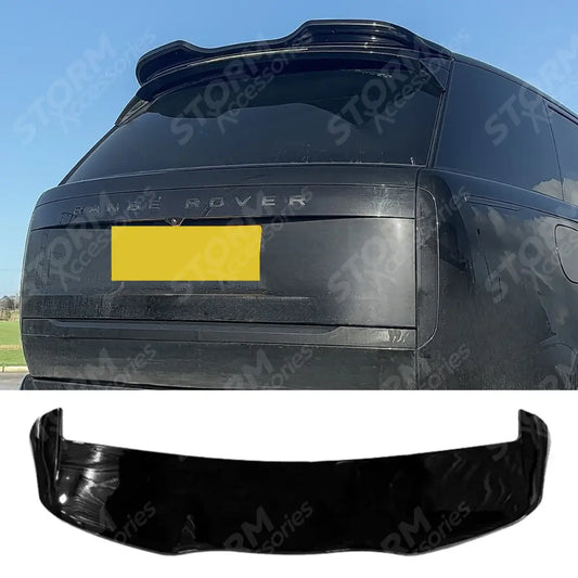 Rear Spoiler In Gloss Black For Range Rover Vogue 2023 on