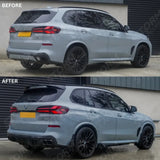 Rear Spoiler Lip In Gloss Black For BMW X5 G05 LCI M Sport 2023+