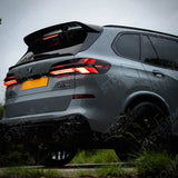 Rear Spoiler Lip In Gloss Black For BMW X5 G05 LCI M Sport 2023+