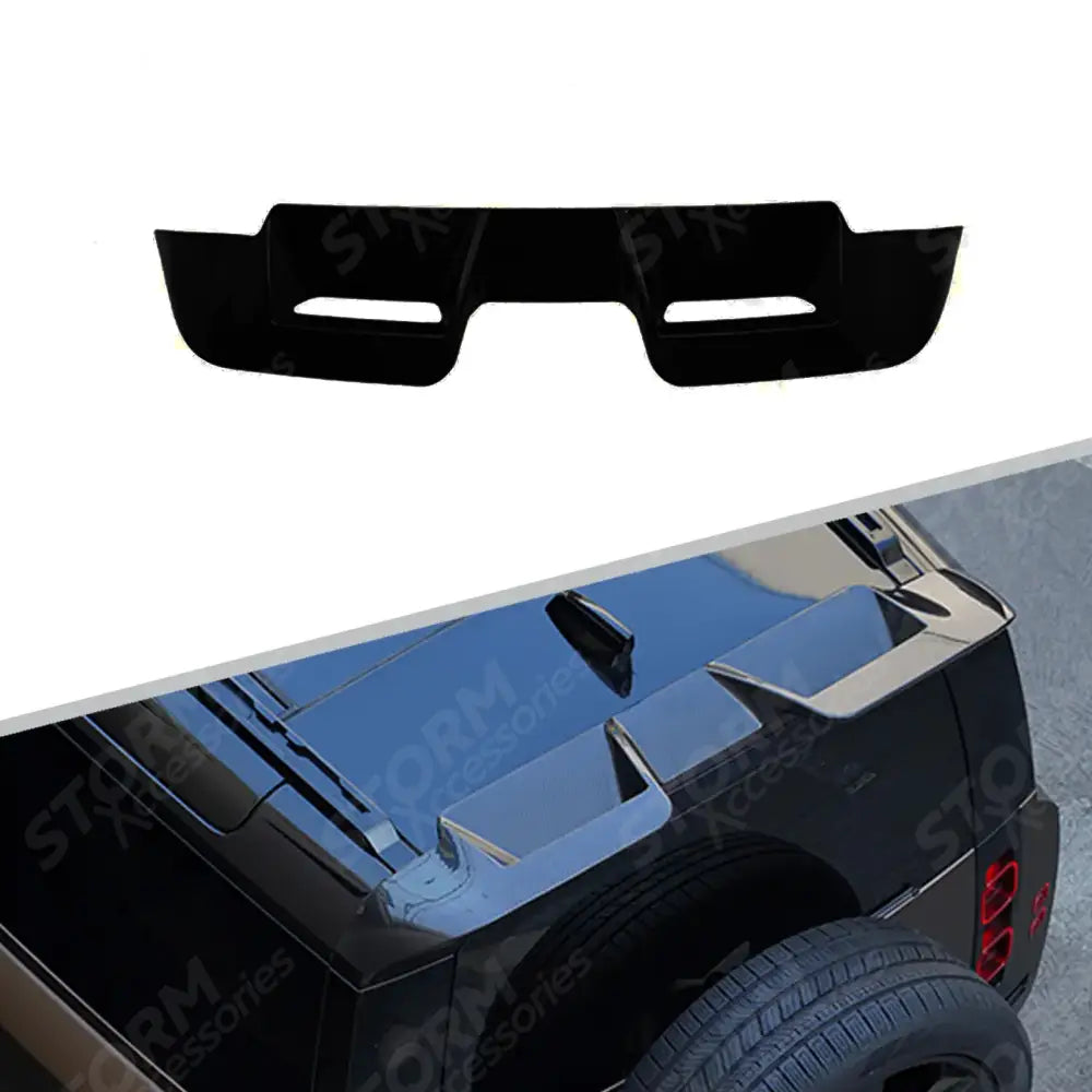 Rear Spoiler V.3 In Gloss Black For Landrover Defender L663 2020 On