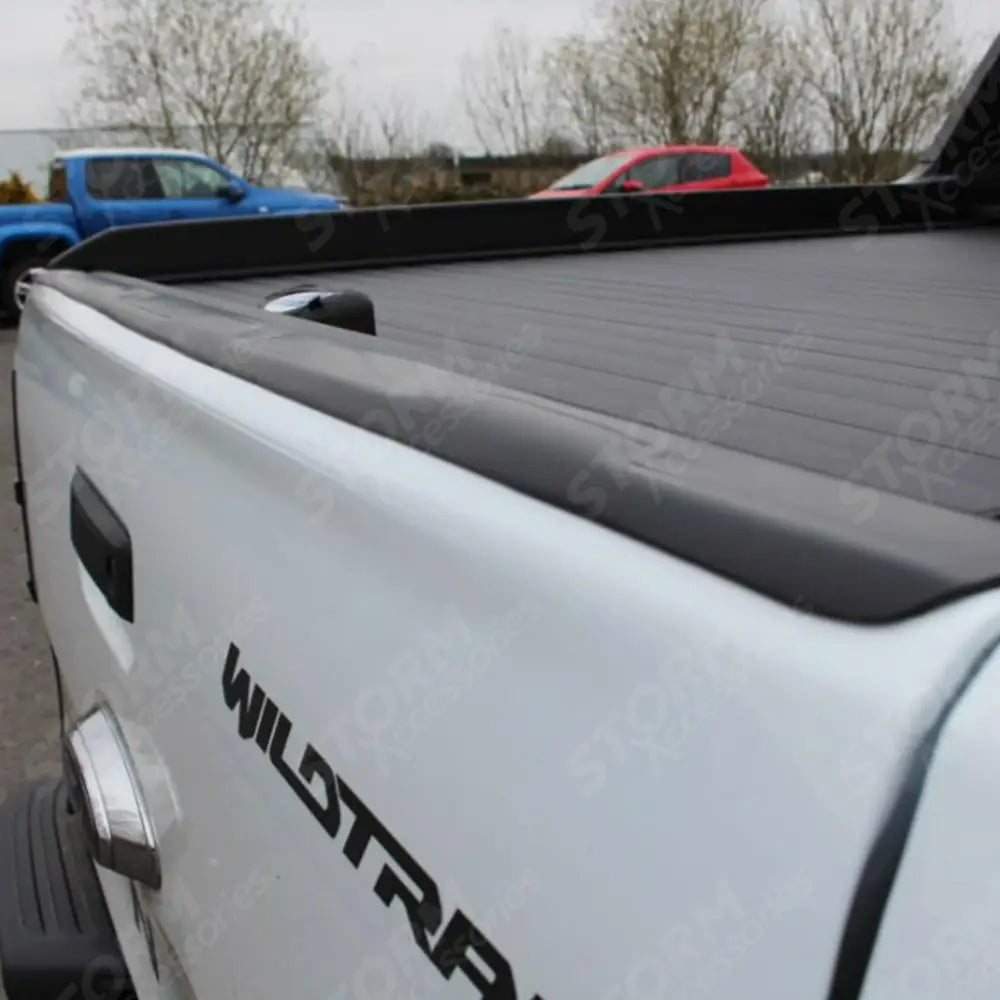 Rear Tail Gate Trim Protection Black For Ford Ranger T6 - 2012-2022