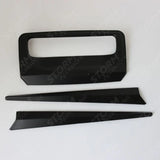 Rear Tailgate Door Handle Surround Trim Cover Black For Ford Ranger T6 2012-2022