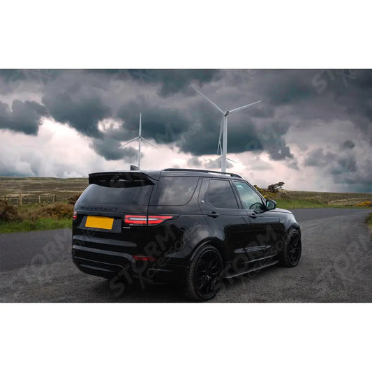 Rear Tailgate Number Plate Moulding St Look Gloss Black For Land Rover Discovery 5 2017-2021