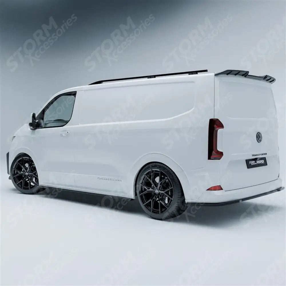 Rear Tailgate Spoiler In Gloss Black For Volkswagen Transporter T7 2023+