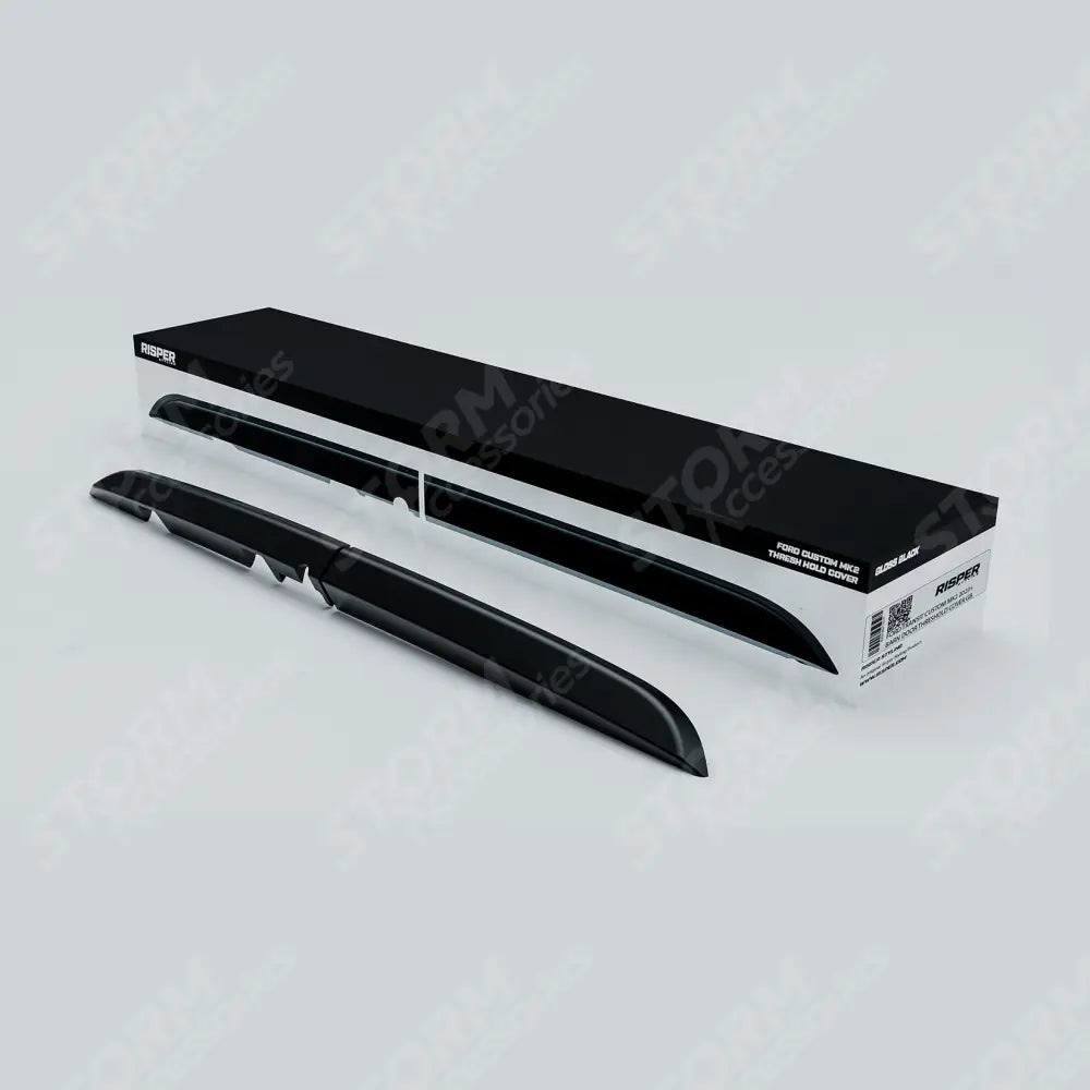 Rear Threshold Camera Cover In Gloss Black For Ford Transit Custom MK2 2024+
