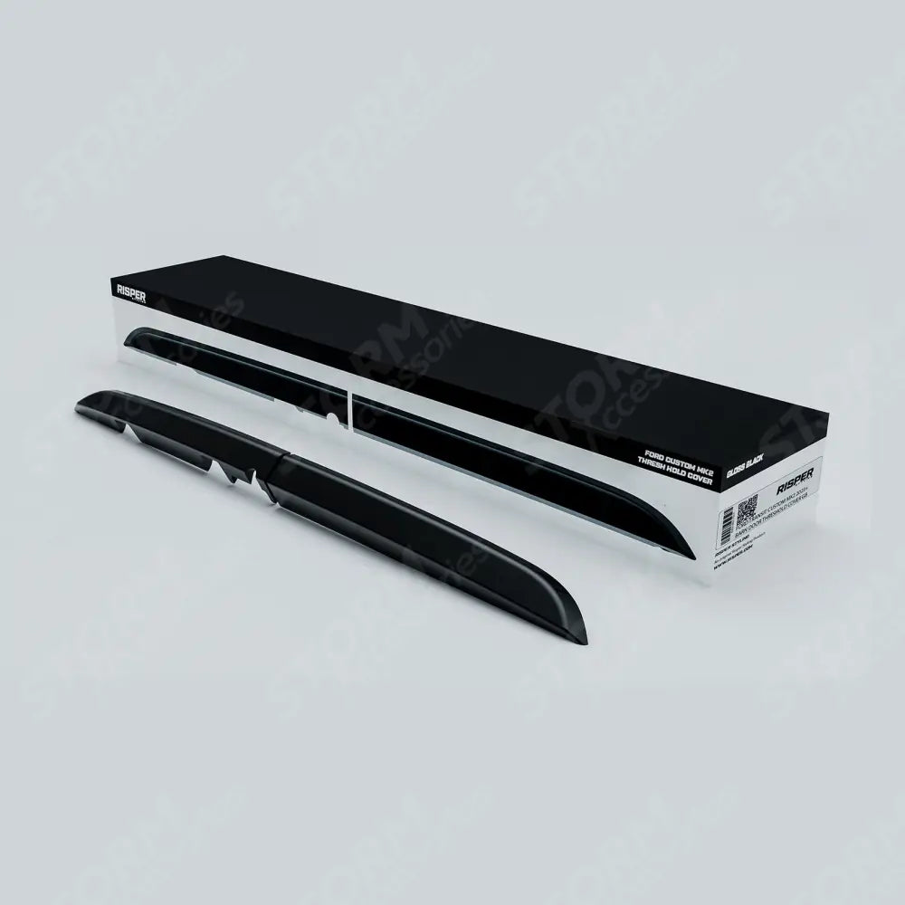 Rear Threshold Camera Cover In Gloss Black For Ford Transit Custom MK2 2024+