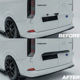 Rear Threshold Camera Cover In Gloss Black For Ford Transit Custom MK2 2024+