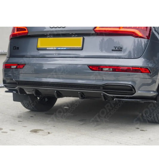 Rear Valance / Audi Q5 S-Line MK2 2017-2020 Rear Valance For Audi SQ5 MK2 2017-2020