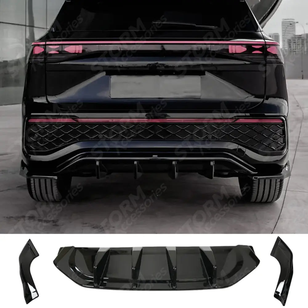 Rear Valance In Gloss Black For VW Tayron 2025 On