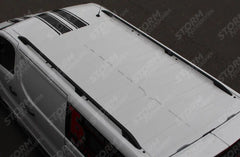 Renault Trafic - Vauxhall Vivaro - 2014 On - Lwb Aluminium Roof Bars - Black
