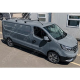 Renault Trafic - Vauxhall Vivaro 2014 On - Ridgerack Roof Rack V2 - 3 Bars Style In Black