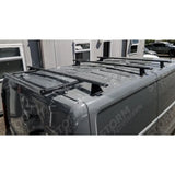 Renault Trafic - Vauxhall Vivaro 2014 On - Ridgerack Roof Rack V2 - 3 Bars Style In Black