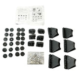 Renault Trafic - Vauxhall Vivaro 2014 On - Ridgerack Roof Rack V2 - 3 Bars Style In Silver