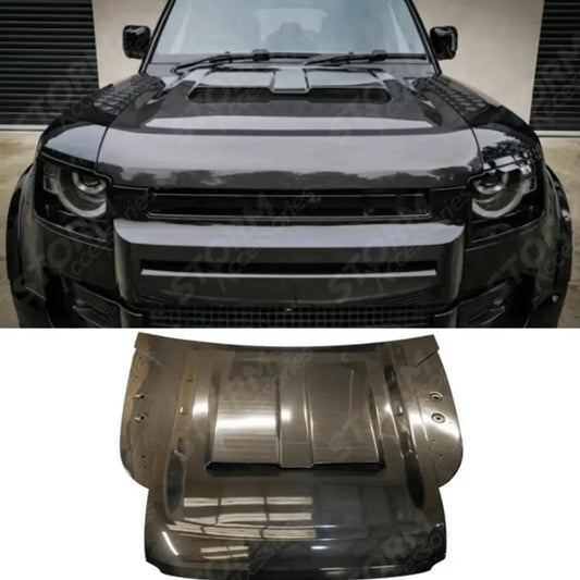 Replacement Bonnet Genuine Carbon Fibre For Land Rover Defender L663 2020 On