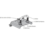 Replacement Egr Aluminium Tonneau Cover E-Type Lock Striker Kit