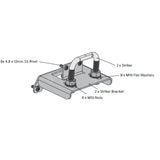 Replacement Egr Aluminium Tonneau Cover E-Type Lock Striker Kit