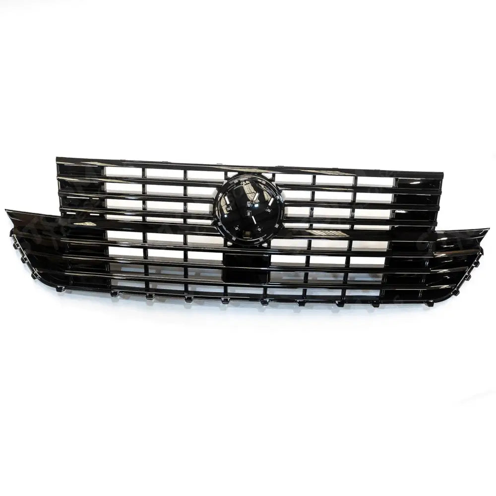 Replacement Front Grill Gloss Black Badged For Vw Transporter T6.1 2019 - 2024