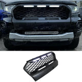 Replacement Led Grill Mesh Black For Ford Ranger T6 2019-2022- Wildtrak
