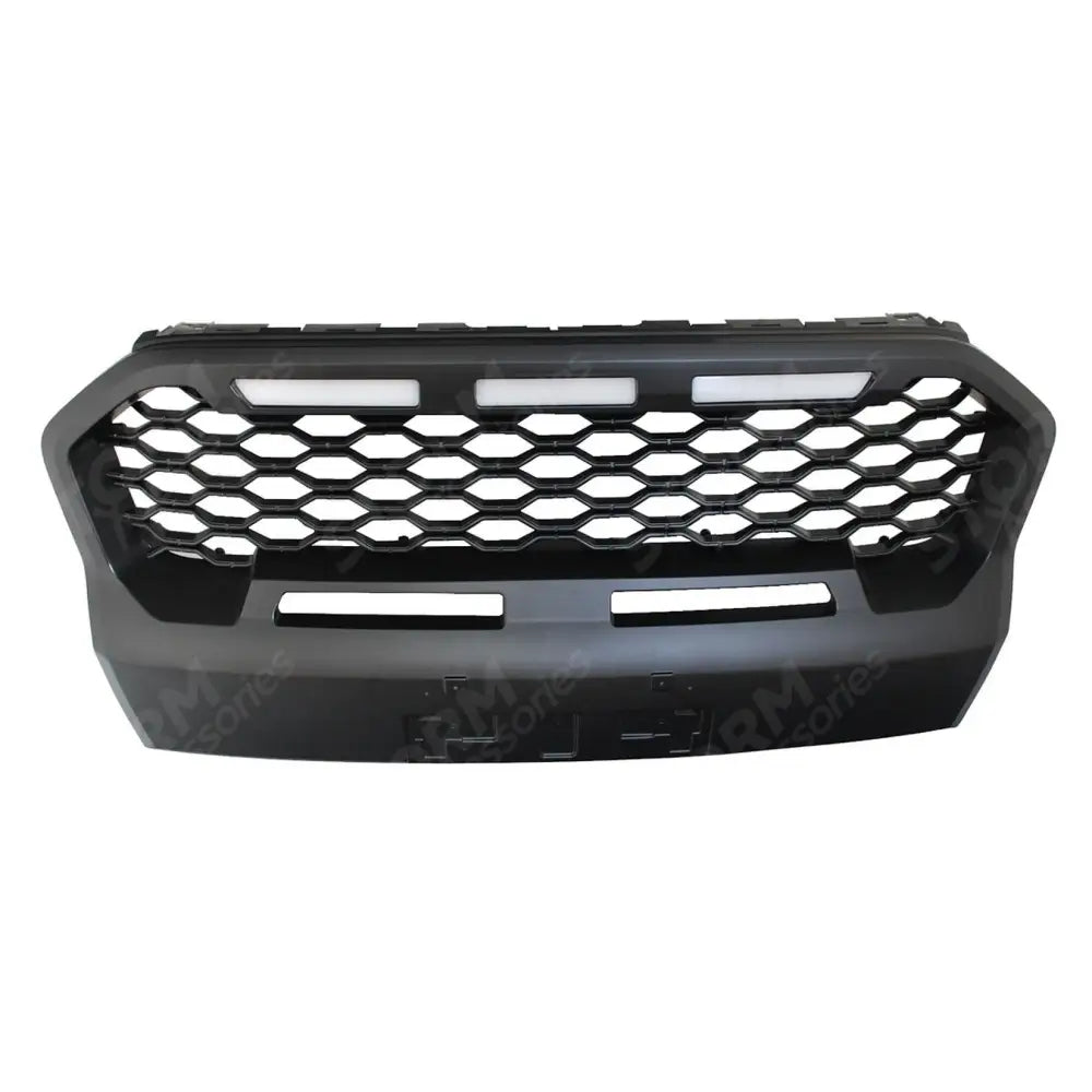 Replacement Led Grill Mesh Black For Ford Ranger T6 2019-2022- Wildtrak