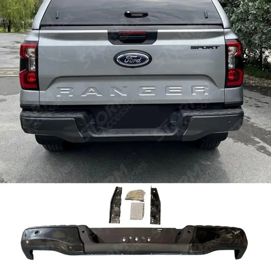 Replacement Rear Bumper With Sensor Holes in Grey For Ford Ranger T9 2023 on