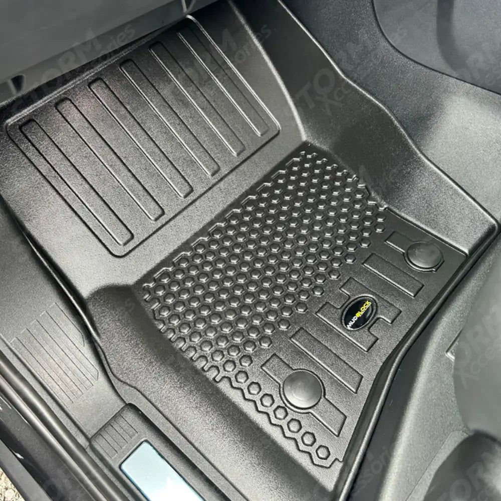 RHD Mud Block Floor Mats Full Set For Land Rover Defender L663 110 2020 On