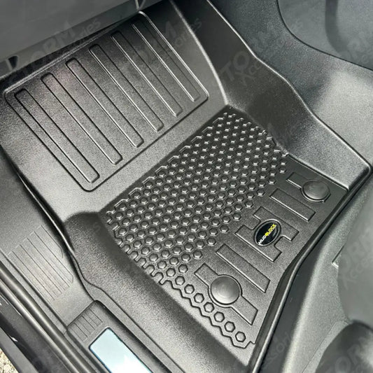 RHD Mud Block Floor Mats Full Set For Land Rover Defender L663 110 2020 On