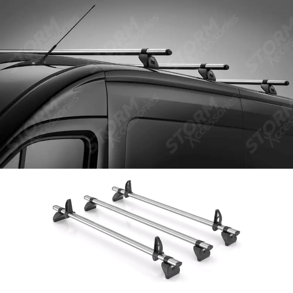 Rhino KammBar Fleet 3 Bar Van Roof Bar System For Ford Transit Custom 2023 On