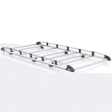 Rhino KammRack Aluminium Van Roof Rack For Ford Transit Custom 2023 On SWB Low Roof (L1H1) Tailgate Rear Door