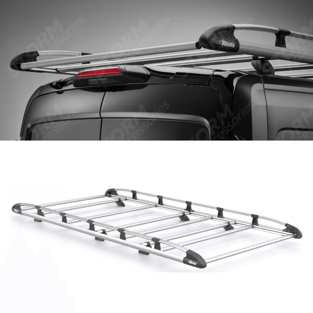 Rhino KammRack Aluminium Van Roof Rack For Ford Transit Custom 2023 On SWB Low Roof (L1H1) Twin Rear Doors