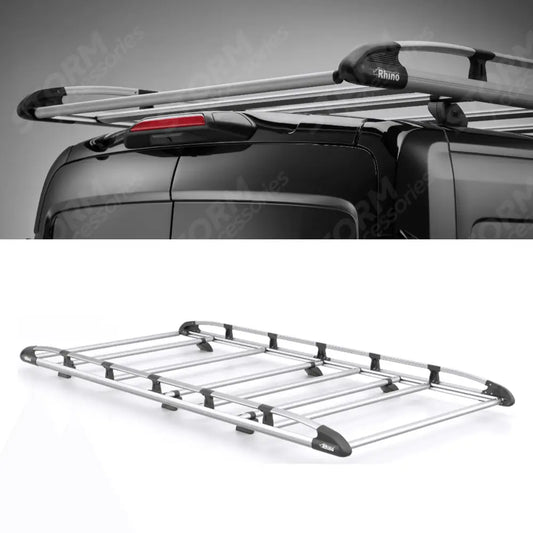 Rhino KammRack Aluminium Van Roof Rack For Ford Transit Custom 2023 On SWB Low Roof (L1H1) Twin Rear Doors