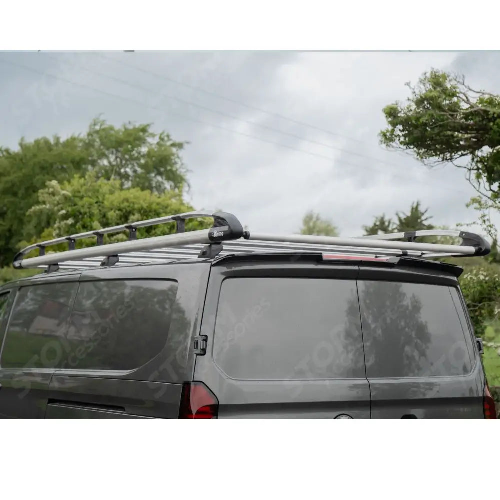 Rhino KammRack Aluminium Van Roof Rack For Volkswagen Transporter T7 2024 On SWB Low Roof (L1H1) Twin Rear Doors