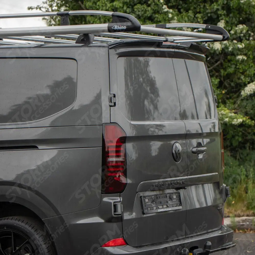 Rhino KammRack Aluminium Van Roof Rack For Volkswagen Transporter T7 2024 On SWB Low Roof (L1H1) Twin Rear Doors
