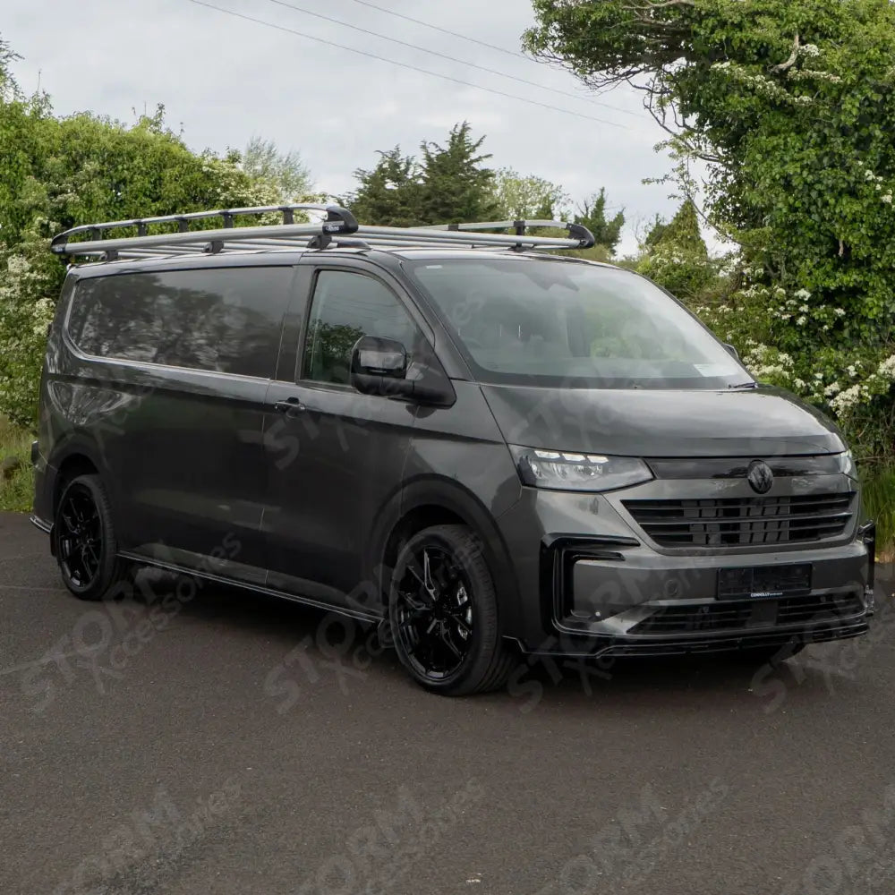 Rhino KammRack Aluminium Van Roof Rack For Volkswagen Transporter T7 2024 On SWB Low Roof (L1H1) Twin Rear Doors
