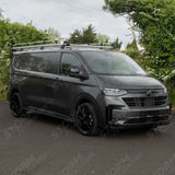 Rhino KammRack Aluminium Van Roof Rack For Volkswagen Transporter T7 2024 On SWB Low Roof (L1H1) Twin Rear Doors