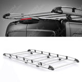 Rhino KammRack Aluminium Van Roof Rack - Ford Transit Custom 2023 On SWB Low Roof (L1H1) Twin Rear Doors