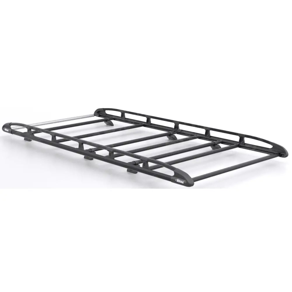 Rhino KammRack Black Aluminium Van Roof Rack For Ford Transit 2014 On Jumbo Extra LWB High Roof (L4H3)