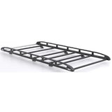 Rhino KammRack Black Aluminium Van Roof Rack For Ford Transit 2014 On Jumbo Extra LWB High Roof (L4H3)