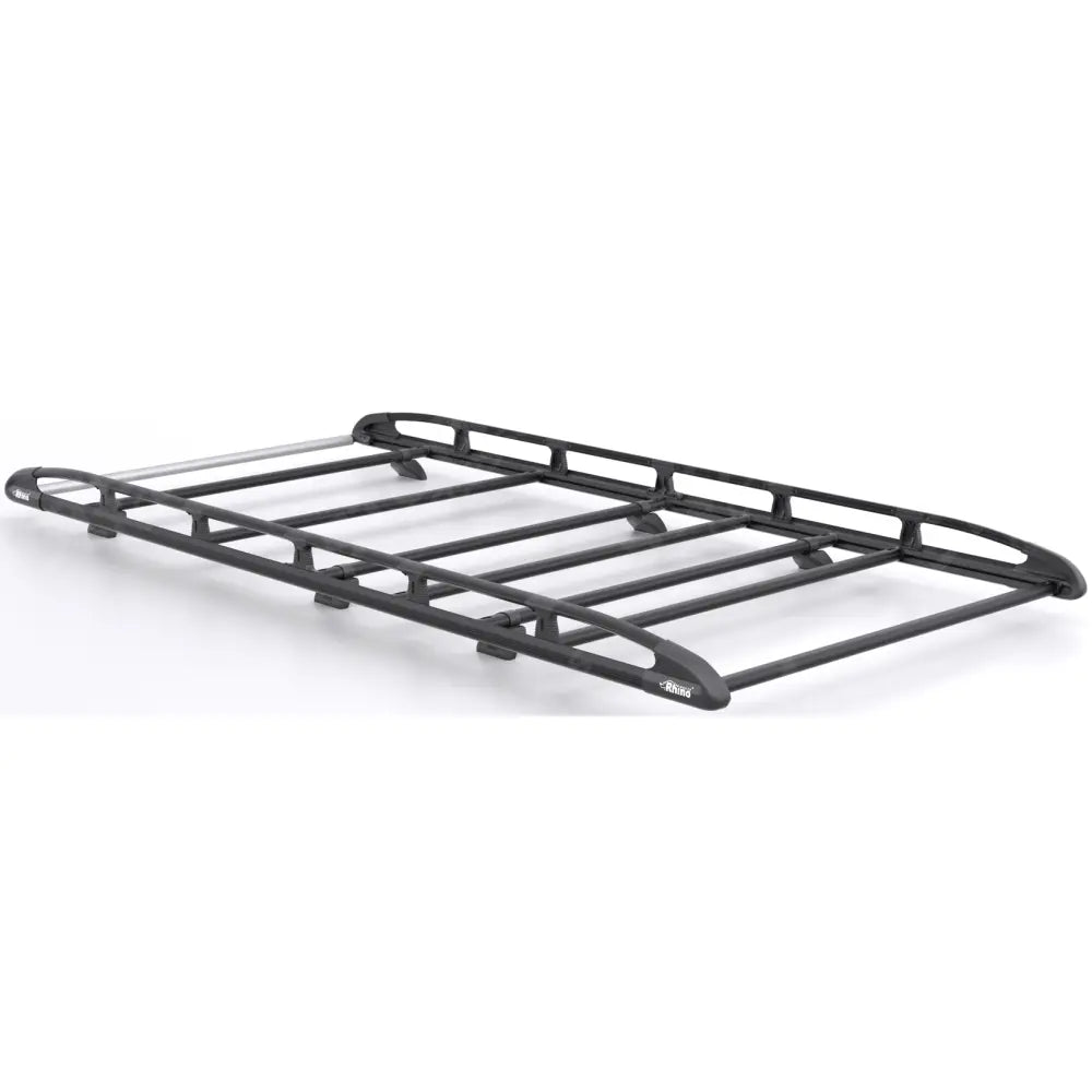 Rhino KammRack Black Aluminium Van Roof Rack For Ford Transit Custom 2023 On LWB Low Roof (L2H1) Twin Rear Doors