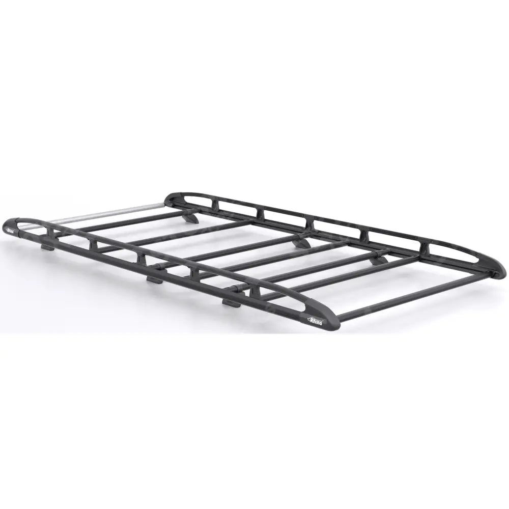 Rhino KammRack Black Aluminium Van Roof Rack For Ford Transit Custom 2023 On LWB Low Roof (L2H1) Twin Rear Doors